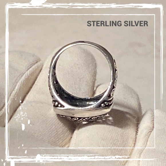 Sterling Silver Felicia Designs Filigree Ring SZ 5 3/4 - Picture 11 of 13